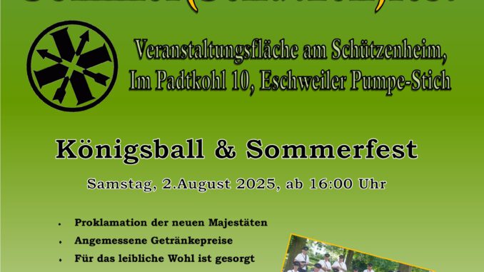 Sommerfest_2025 Plakat Sommerfest 2025